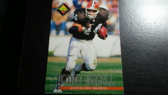 1994 CLASSIC PRO LINE LIVE TOMMY VARDELL CLEVELAND BROWNS FOOTBALL CARD# 25
