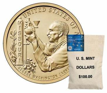 Uncirculated American Innovation 2024 P&D 2 coin set - Missouri from US Mint Bag