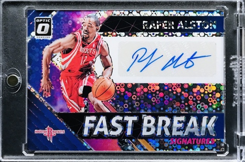 Rafer Alston - 2018-19 Donruss Optic Fast Break Signatures #FB-RAS - Houston Rockets [AA146]