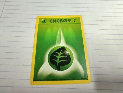 Pokemon Base Set 2 Grass Energy 127/130 #5