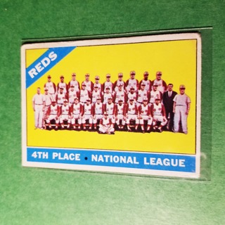 1966 - TOPPS BASEBALL CARD NO. 59 -  4TH PLACE N.L. - REDS