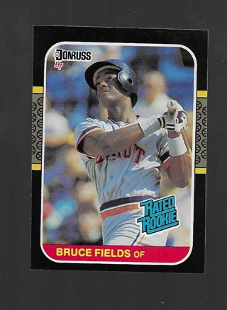 1987 DONRUSS BRUCE FIELDS ROOKIE #47