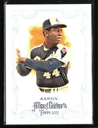 2013 Topps Allen & Ginter Hank Aaron #67