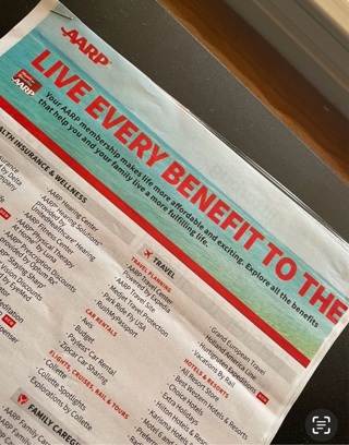 Educational AARP Benefits Article!! Free Shipping !! Look!!