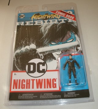 McFarlane Toys Nightwing with Dc Rebirth Comic Dc Page Punchers 3" Figure 