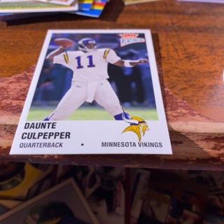 2003 fleer platinum daunte culpepper football card 