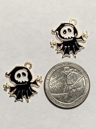 HALLOWEEN CHARMS~#40~SET OF 2 CHARMS~FREE SHIPPING!