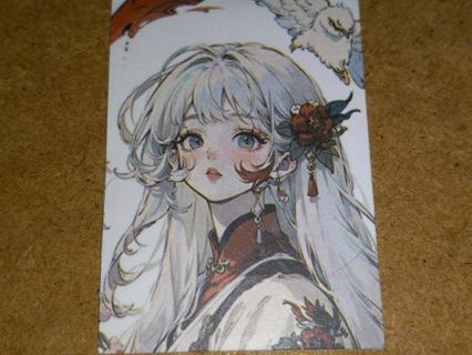 Anime one new thin vinyl laptop sticker no refunds regular mail only