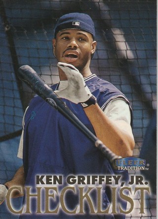 1998 Fleer Tradition 342 Ken Griffey Jr Checklist