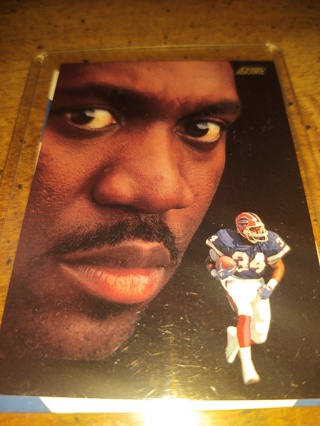 Two card lot  veteran running back Thurman Thomas 