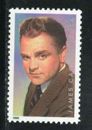 NEW $.33 JAMES CAGNEY STAMP,,gin=4 {$.34} bonus new collectible usa stamps