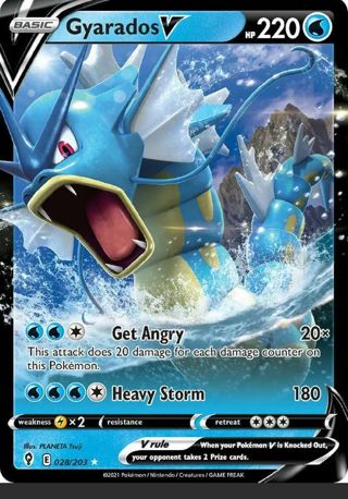 NM Ultra Rare Gyrados V Pokemon card TCG SWSH