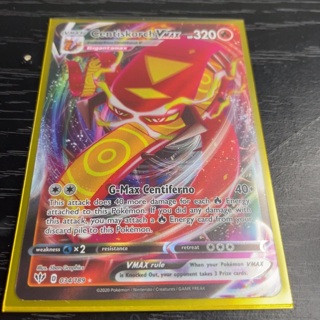 CantiskorchVwax™320€ Evolves from Centiskorch V Gigantamax Pokémon full art holo