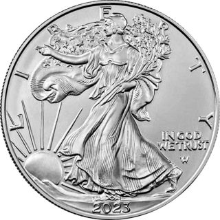 2023 American 1 oz .999 Fine Silver Eagle $1 Coin BU