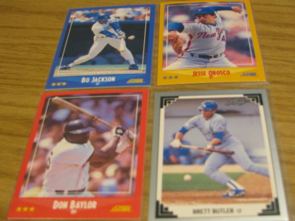 FOUR BASEBALL CARDS LOT 1003