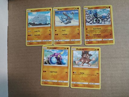 Pokemon Burning Shadows Ground Cards