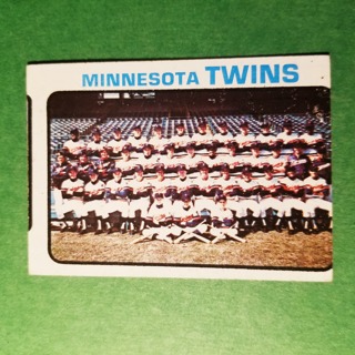 1973 - TOPPS BASEBALL CARD HI NO. 654 - MINNESOTA TEAM - TWINS