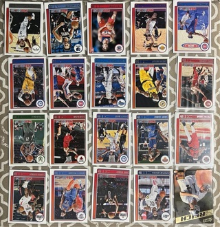 2020-21 NBA Hoops 22 Cards plus 1 Football