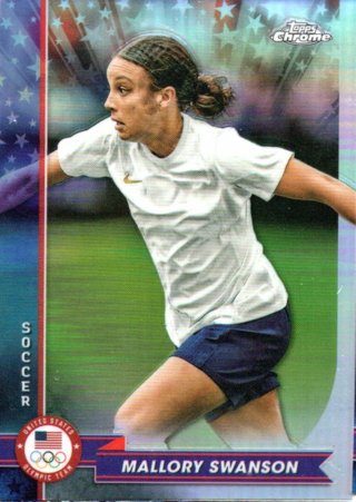 2024 Topps Chrome Olympics Mallory Swanson Refractor #96