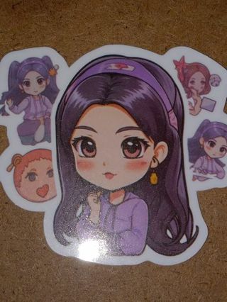 Girl Cute one new nice vinyl lab top sticker no refunds regular mail high quality!