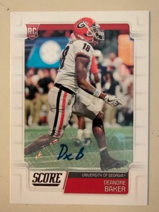 2019 DeAndre baker auto rookie