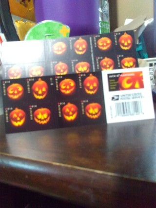 40 Brand New Halloween JACK-o-Lantern Forever Stamps LAST ONES