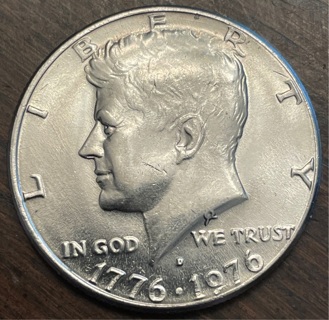 1976 Bicentennial Kennedy Half Dollar Brilliant uncirculated 