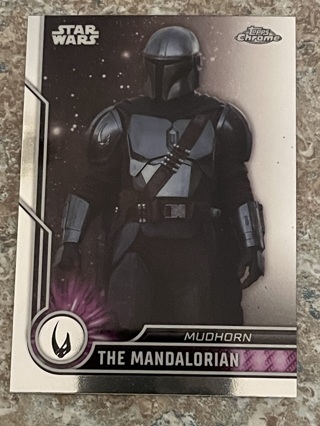 2023 STAR WARS Topps Chrome Base Card - THE MANDALORIAN - #97