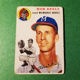 1954 - TOPPS FILLER BASEBALL - CARD NO. 176 - BOB KEELY - BRAVES
