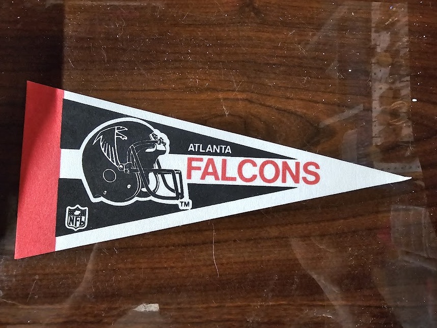 Free: Atlanta Falcons 4" X 9" Pennant
