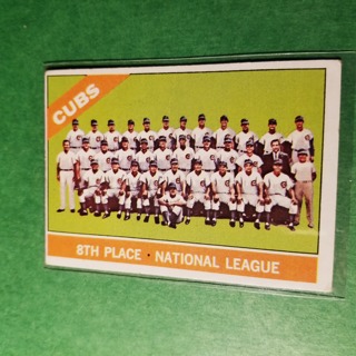 1966 - TOPPS BASEBALL CARD NO. 204 -  8TH PLACE N.L. - CUBS