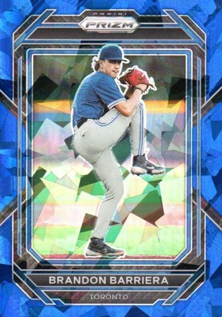 2023 Panini Prizm Brandon Barriera Blue Ice