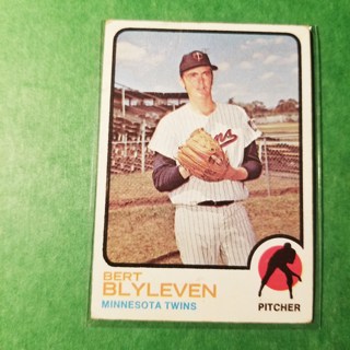 1973 - TOPPS BASEBALL CARD NO. 199 - BERT BLYLEVEN - TWINS