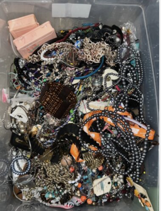 Unsorted Jewelry Mixed Lot 3 Pound, Crafters, Costume, Resell, Vintage Modern