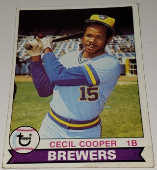 1979 ⚾ Topps Cecil Cooper #325  ⚾ Milwaukee Brewers
