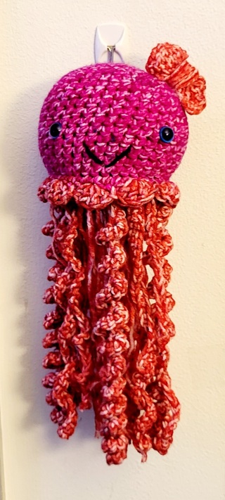 Crochet Amigurumi Jelly Fish So Darn Cute {PLEASE READ DESCRIPTION} 