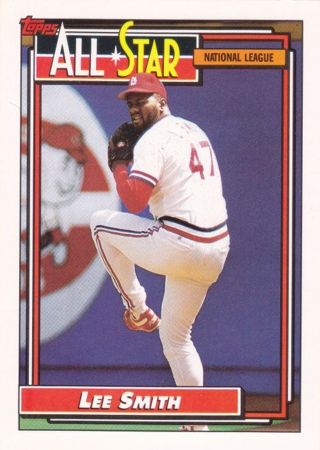 Lee Smith 1992 Topps All-Star St. Louis Cardinals