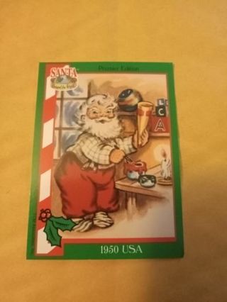 Santa Around The World Card