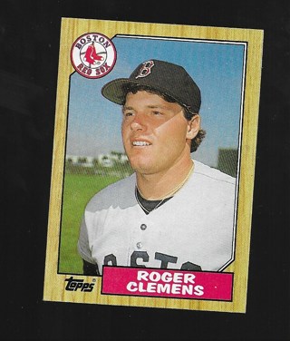 1987 TOPPS ROGER CLEMENS #340