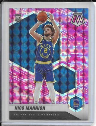 Nico Mannion 2020-21 Mosaic Mosaic Pink Camo #229