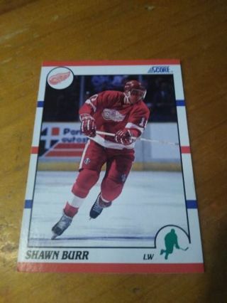 1990/91 Score #49 Shawn Burr: Red Wings