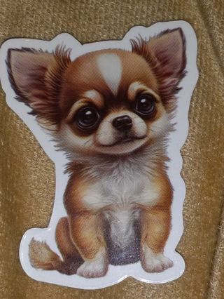 Dog Cute new one vinyl sticker no refunds regular mail only Very nice these are all nice