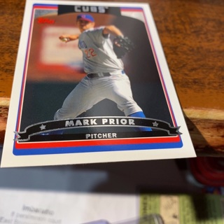 2006 topps mark prior baseball card 