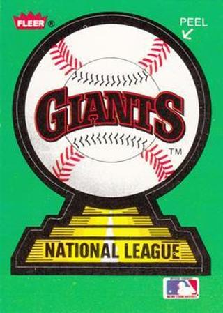 Tradingcard - 1988 Fleer - Team Stickers #NNO - San Francisco Giants 