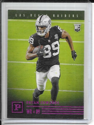 Bryan Edwards 2020 Chronicles Panini Pink #PA34