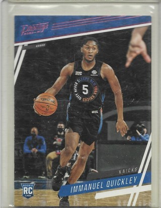 Immanuel Quickley 2020-21Prestige Pink #63