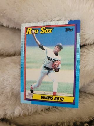 DENNIS BOYD TOPPS SPORTS CARD WITH 2 MYSTERY CARDS