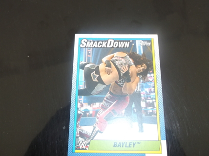 wwe  2021 Topps Heritage  divas   Bayley   card  #  50