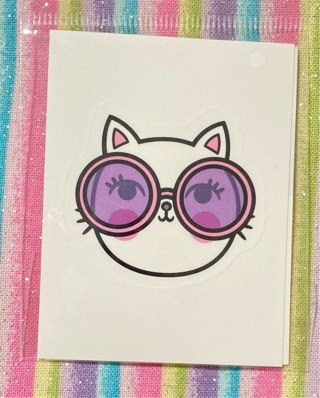 Kawaii cat sticker 