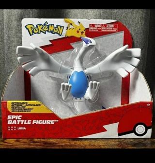 Pokémon Lugia 12-Inch Articulated Figure with Flight Stand Brand NEW (plus free random bonus)